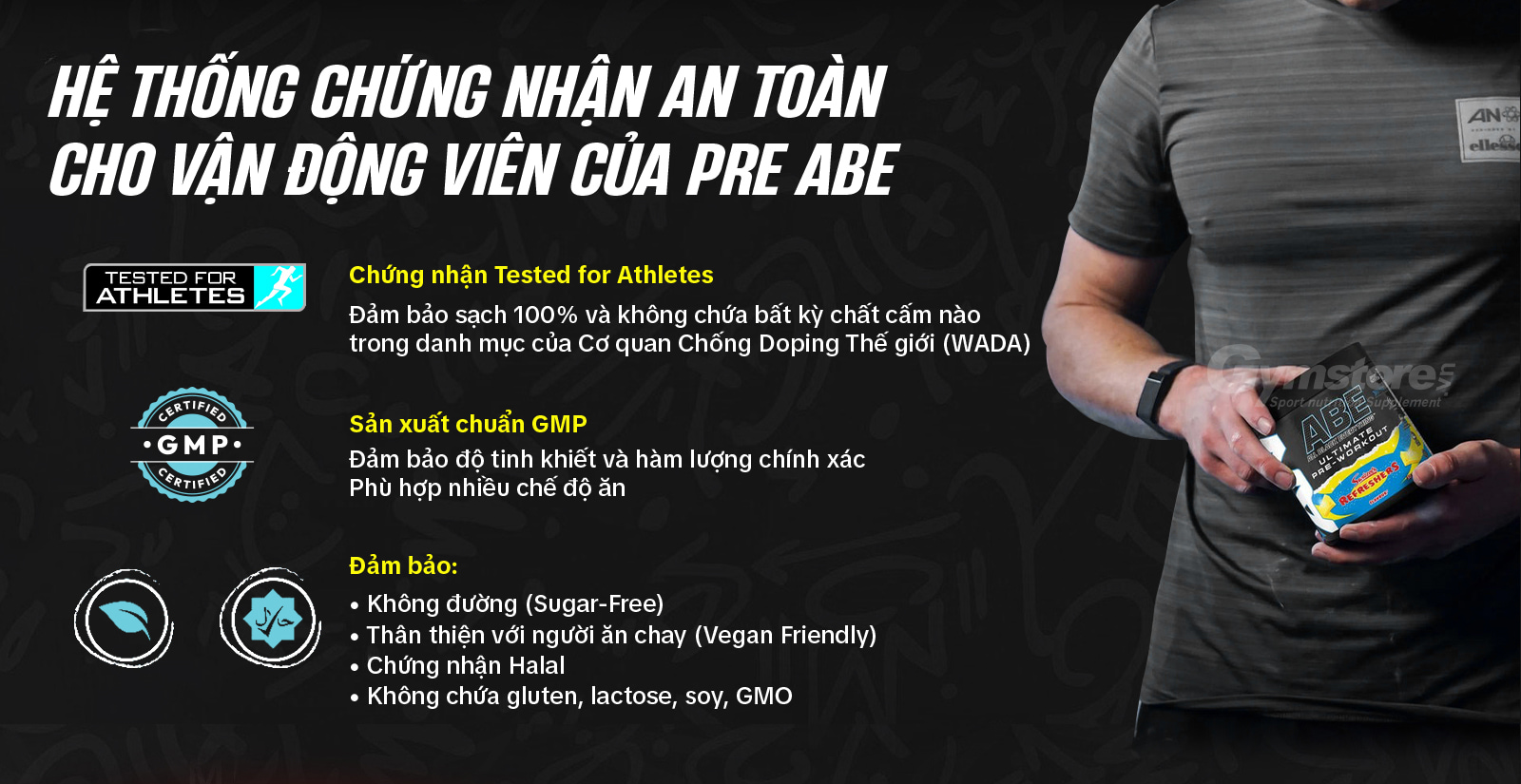 Abe Pre Wokout Chứng Nhận