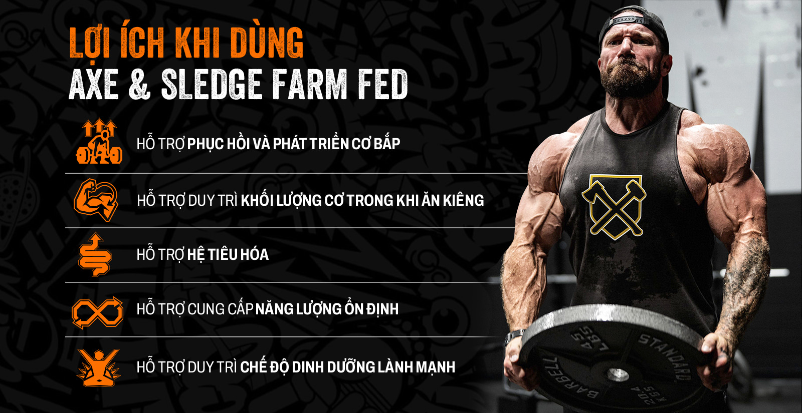 Axe Sledge Farm Fed Lợi Ích