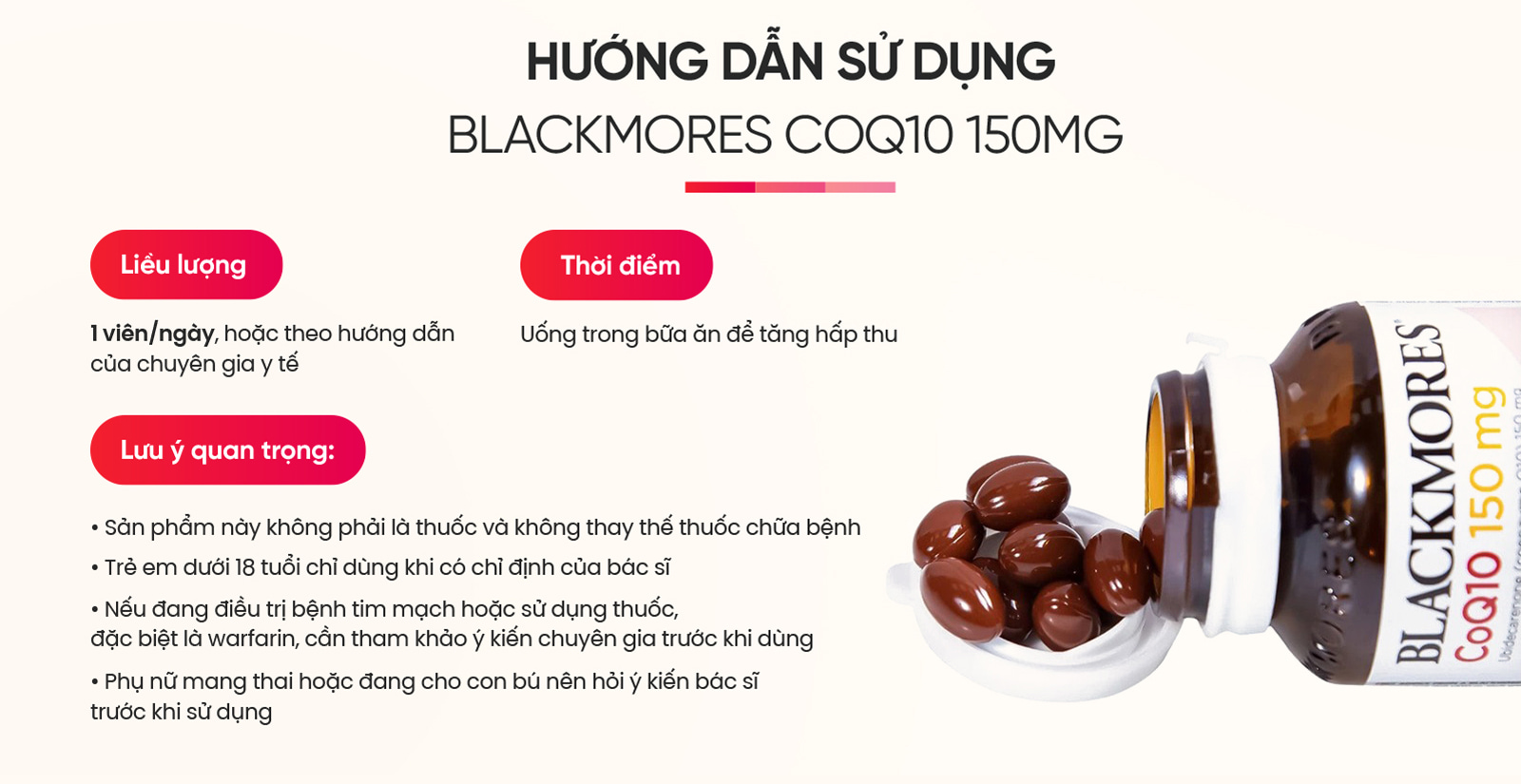 Blackmores CoQ10 150mg Ưu Điểm