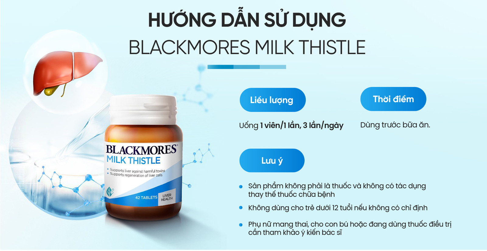 Blackmores Milk Thistle Hướng Dẫn Sử Dụng