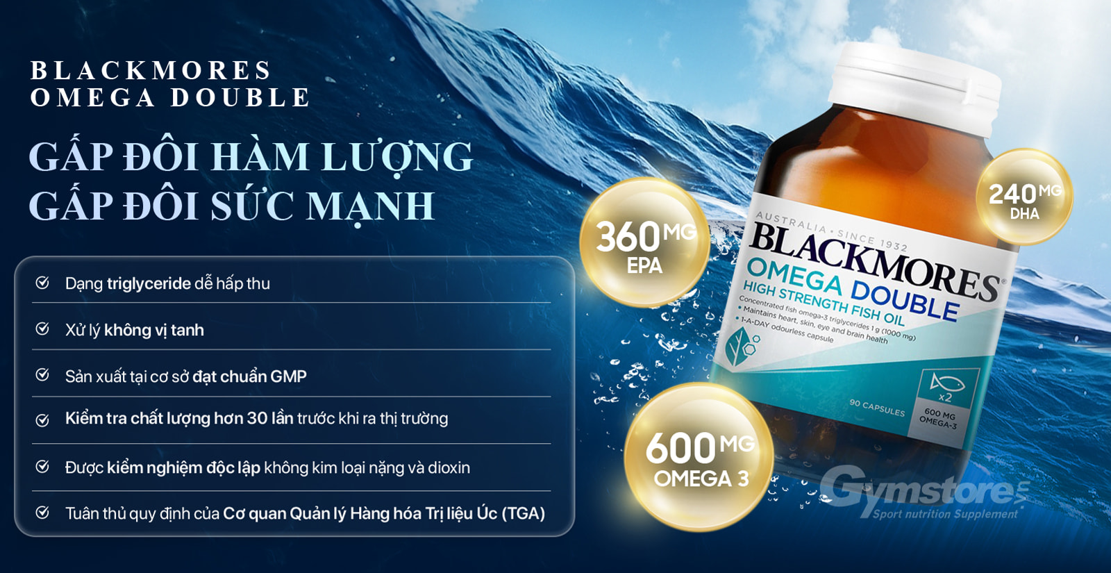 Blackmores Omega Double Ưu Điểm