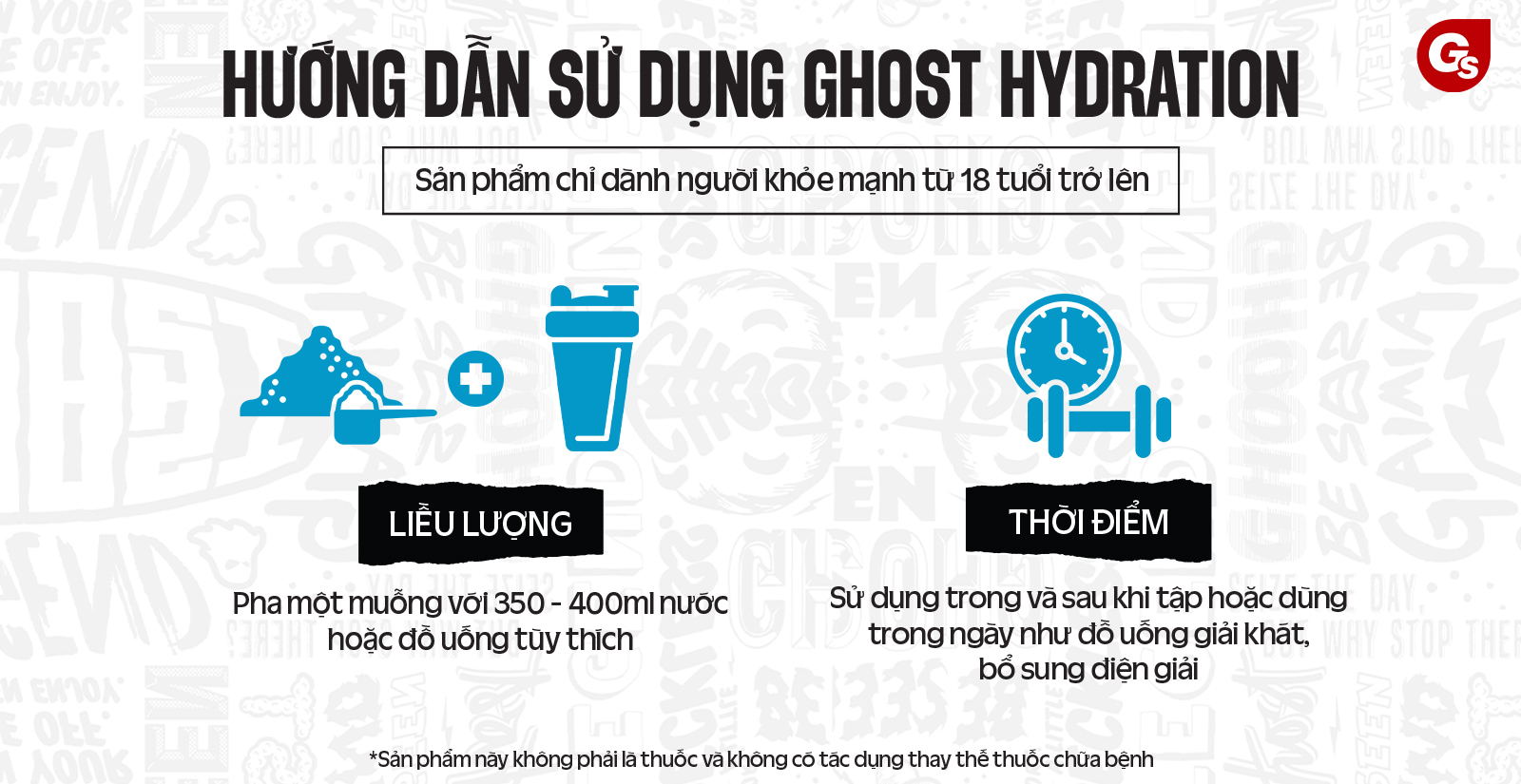Ghost Hydration Cách Dùng