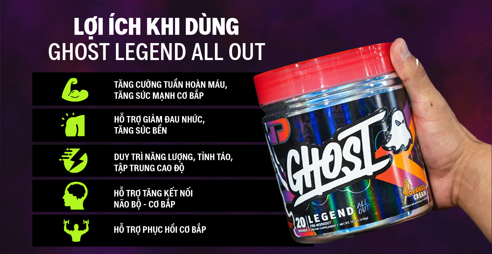 Ghost Legend All Out Lợi Ích