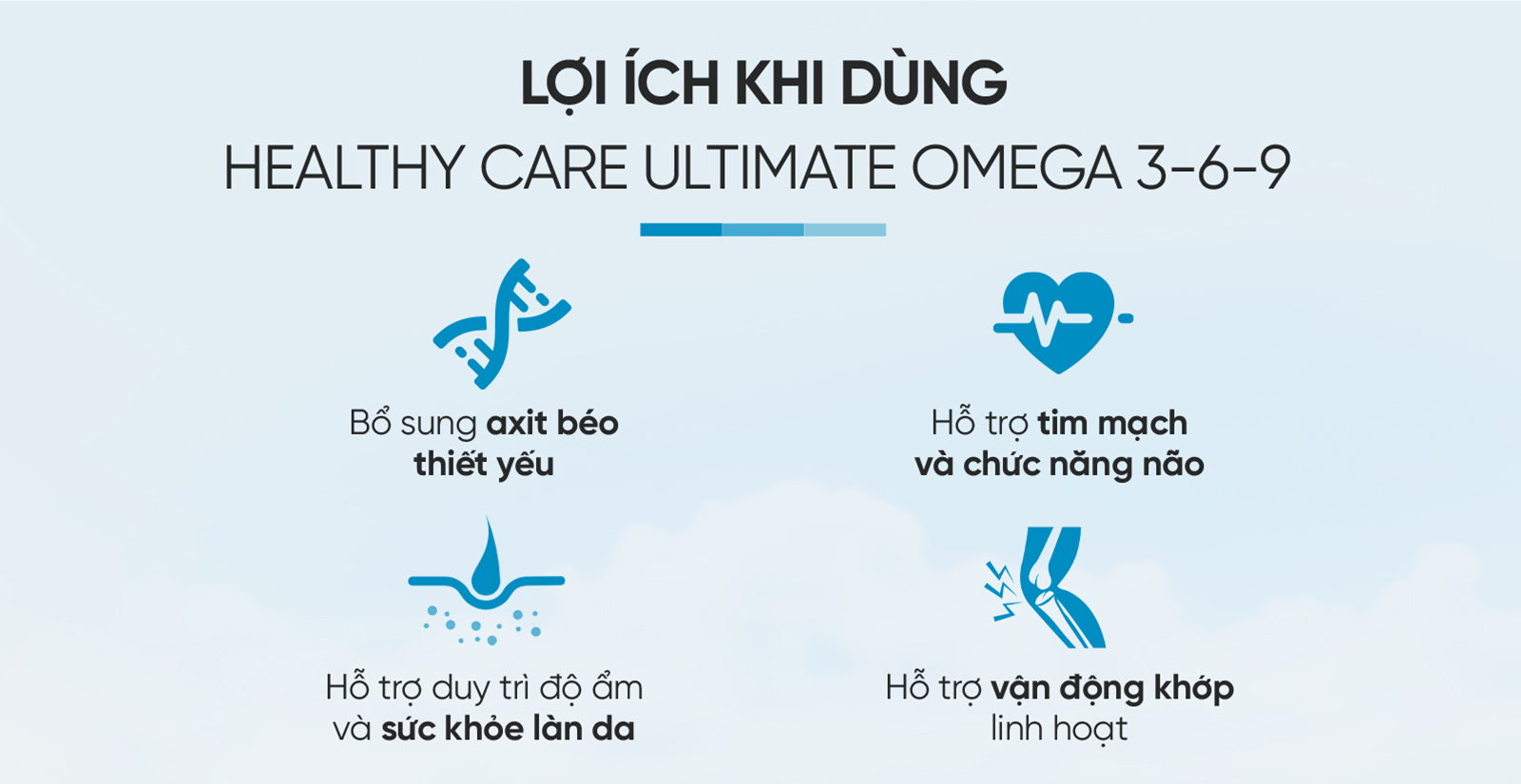 Healthy Care Ultimate Omega 3 6 9 Lợi Ích