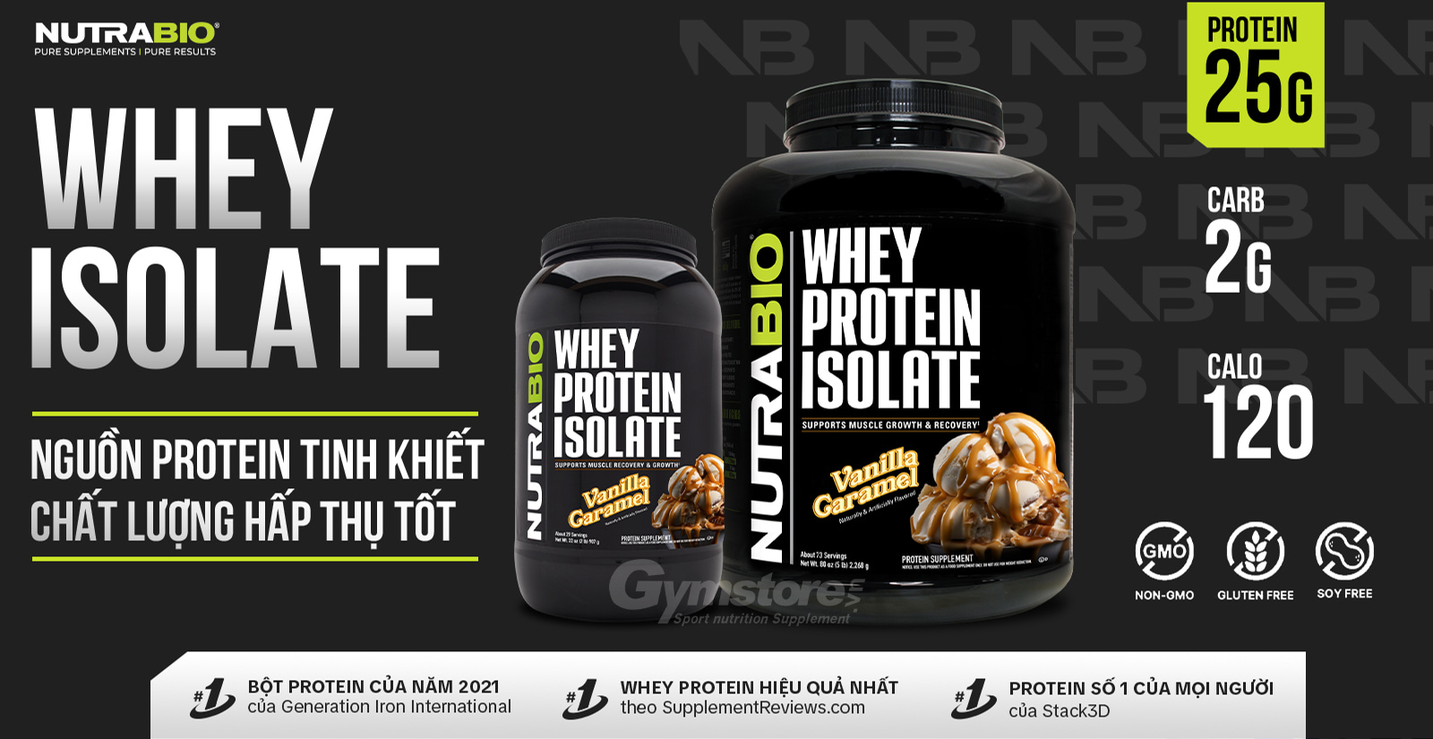 Nutrabio Whey Isolate Nổi Bật