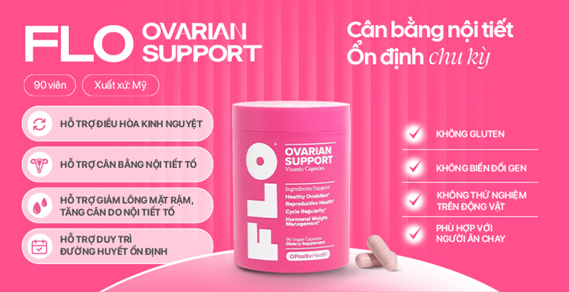 OPositiv FLO Ovarian Support Đặc Điểm Gymstore