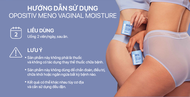 OPositiv Meno Vaginal Moisture Hướng Dẫn Sử Dụng Gymstore