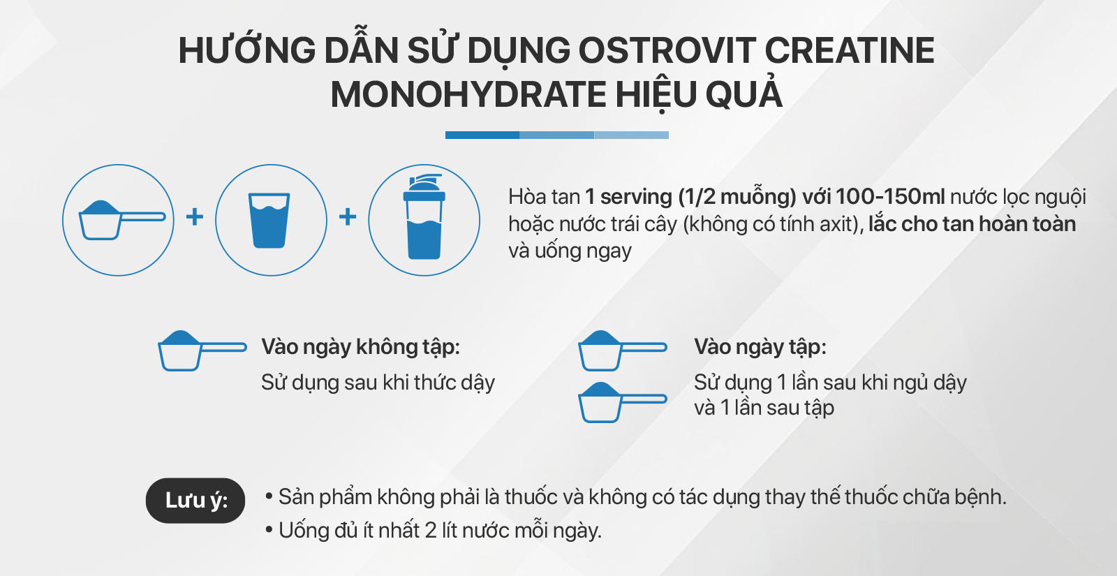 Ostrovit Creatine Cách Dùng