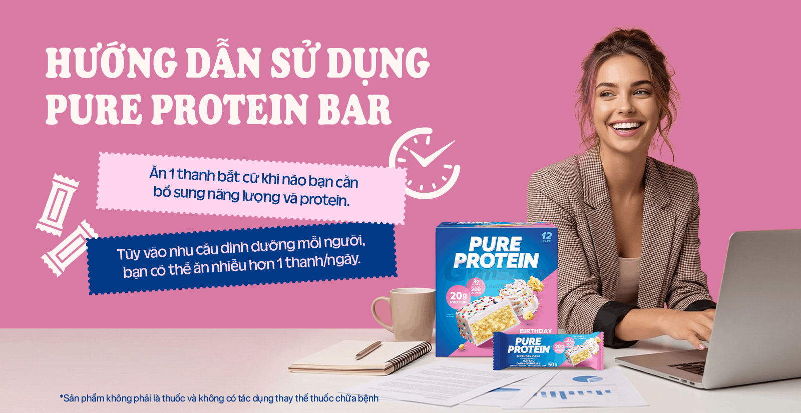 Pure Protein Bar Cách Dùng