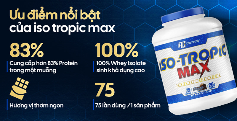 Iso Tropic Max Ưu Điểm Gymstore