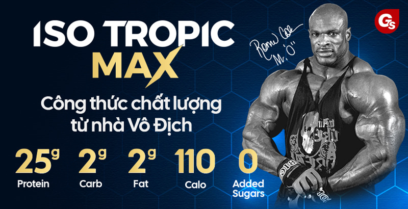 Iso Tropic Max Thành Phần Gymstore