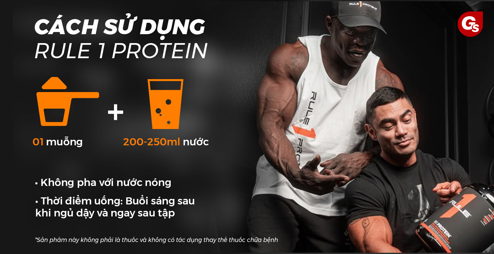 Rule 1 Whey Isolate Cách Dùng