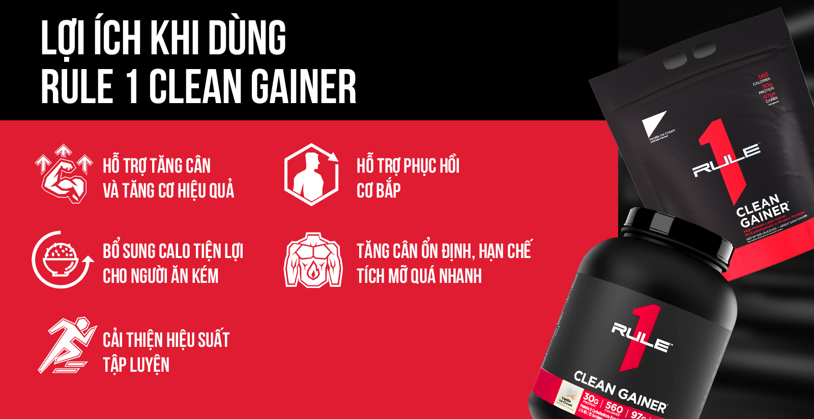 Rule 1 Clean Gainer Lợi Ích