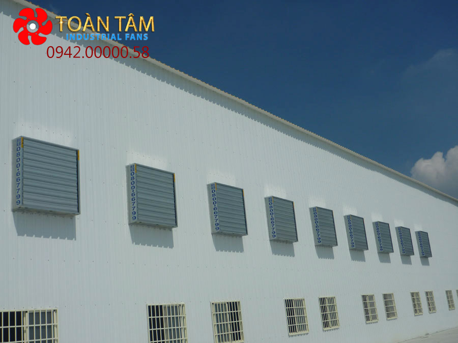 hệ thống làm mát nhà xưởng bằng hơi nước