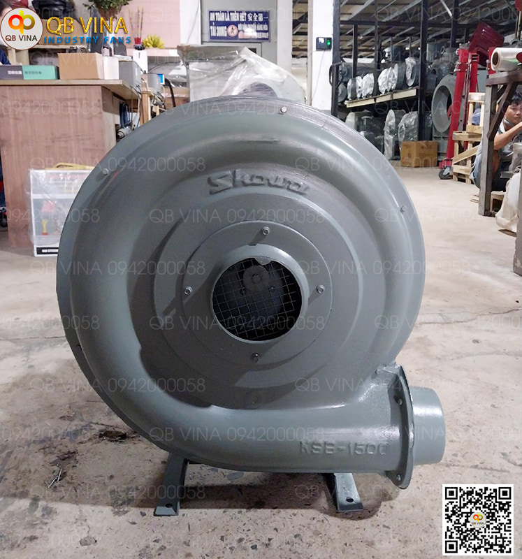 quạt thổi khí con sò cho hầm phân Biogas