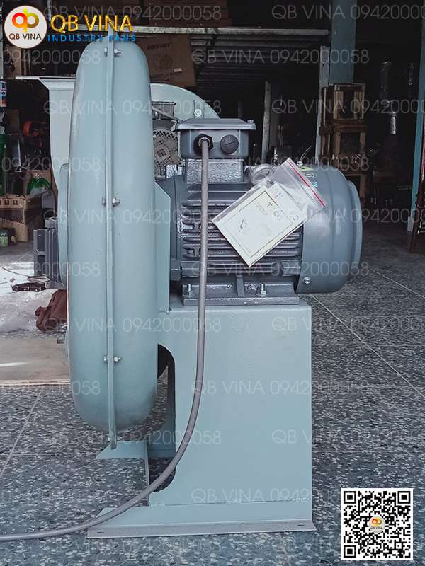 quạt thổi khí con sò cho hầm phân Biogas