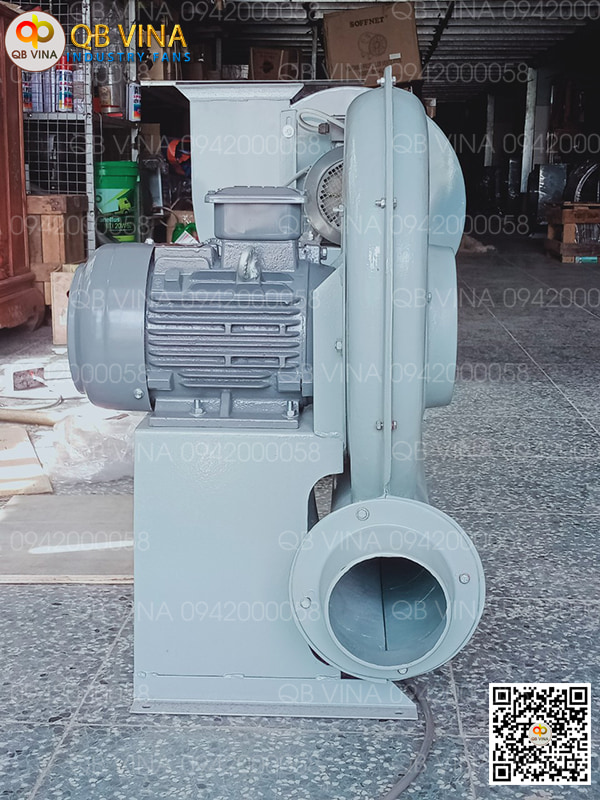 quạt thổi khí con sò cho hầm phân Biogas