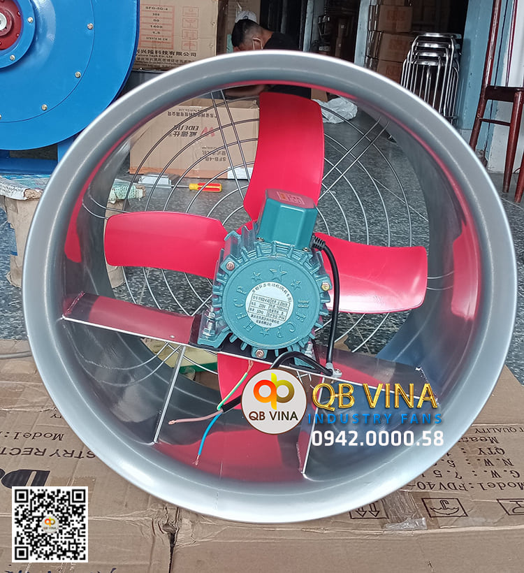 Quạt thông gió tròn motor khía SF