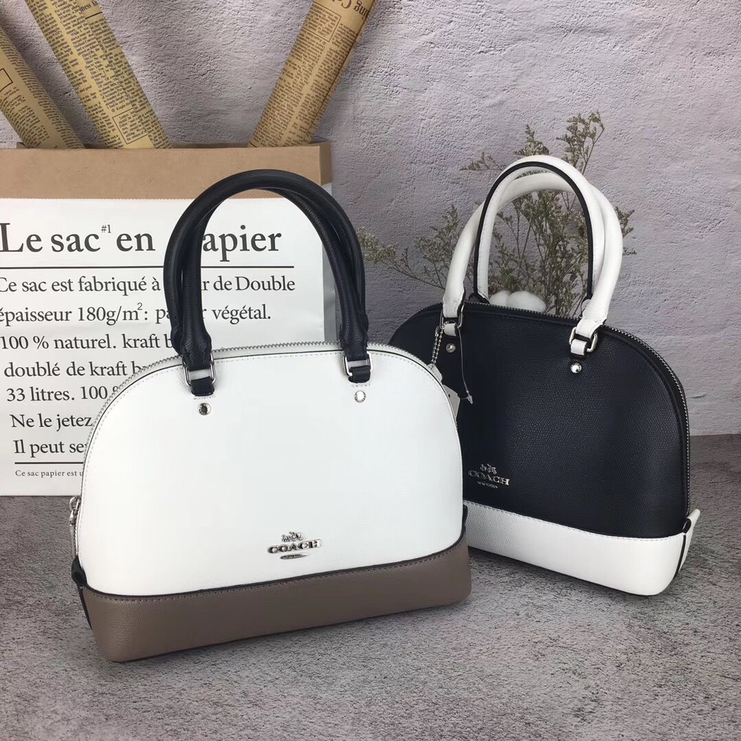 Túi Coach hến đáy viền màu - C010