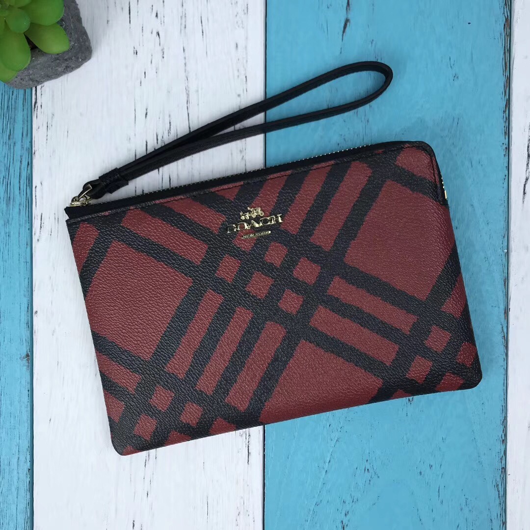 Ví Coach bầu sọc chéo - C033