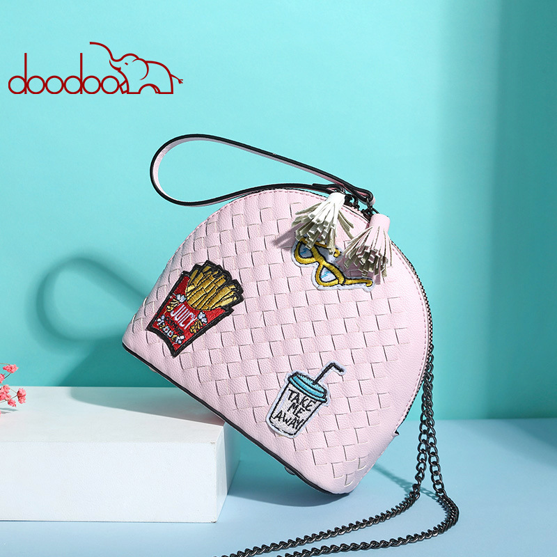 Túi Doodoo bán nguyệt đan chéo - D030