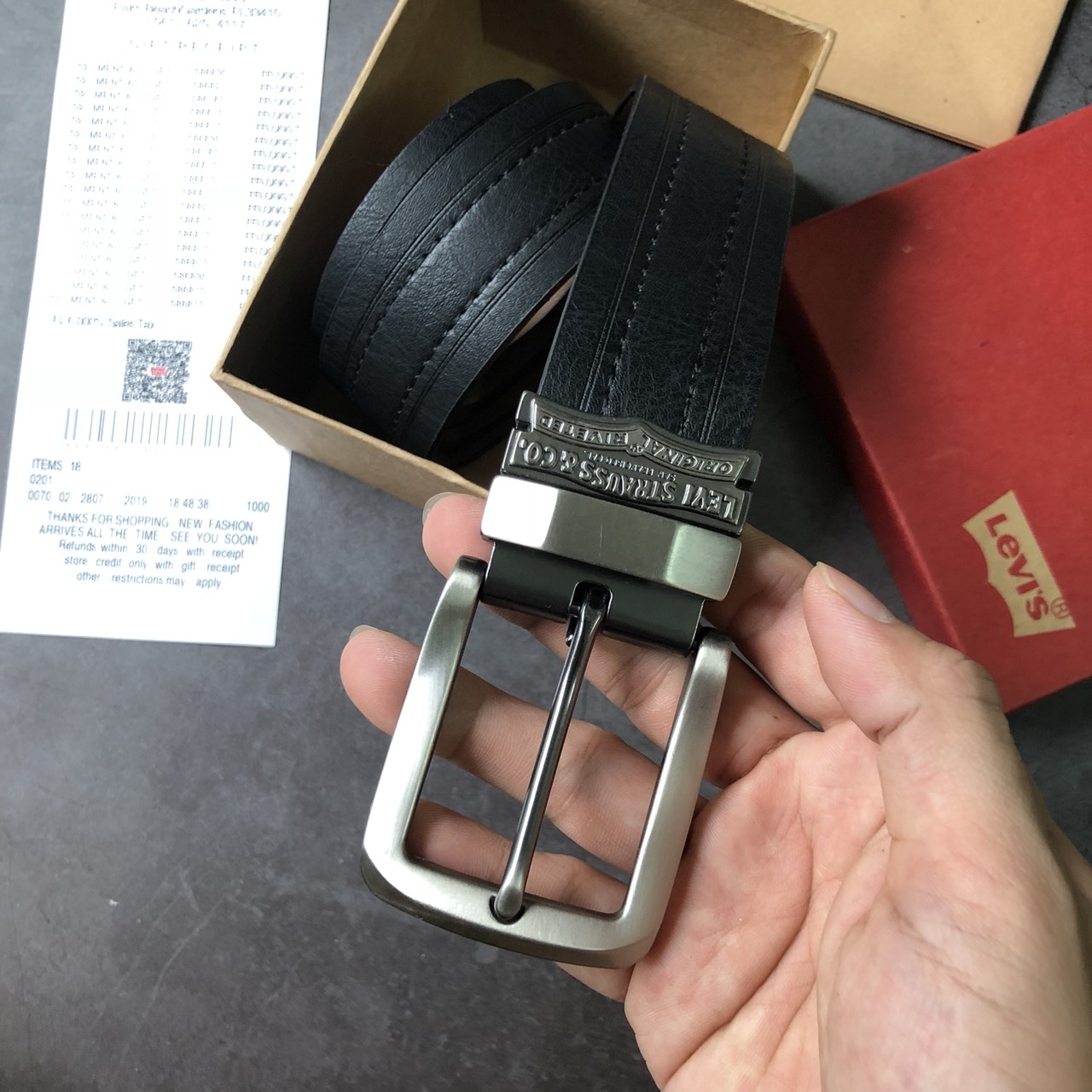 Nịt Levis 1 mặt đơn- NN85