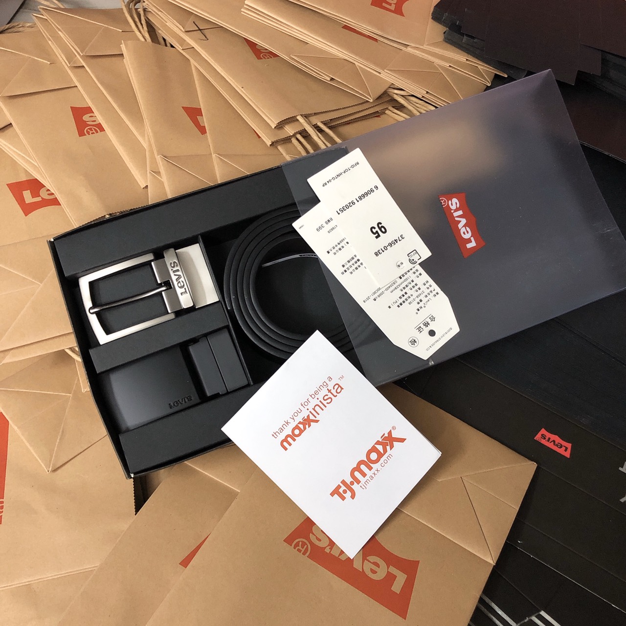 Set Levis 2 nịt gài + trơn - S044