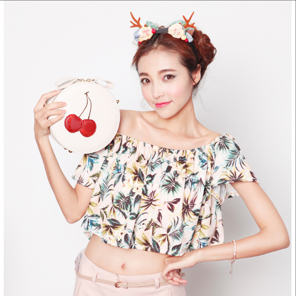 Túi BaoBao tròn cherry- XK692
