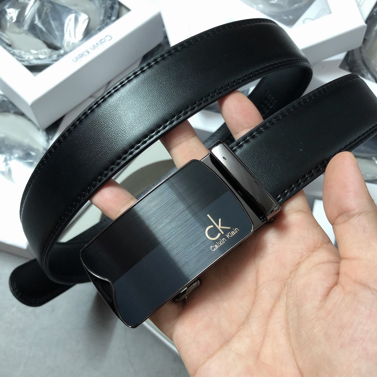 Nịt Ck khóa mũi tên cạnh - NN221