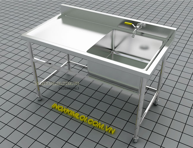 chậu rửa inox công nghiệp giá rẻ