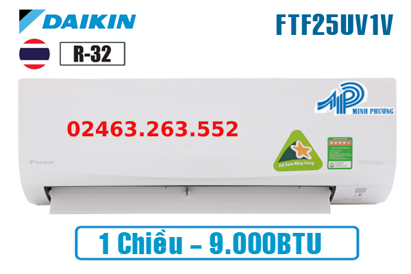 Điều hòa Daikin 9000BTU 1 chiều FTF25UV1V