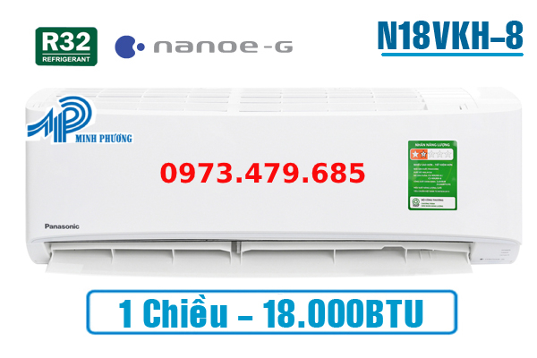 Điều hòa Panasonic 18000btu 1 chiều CU/CS N18VKH-8