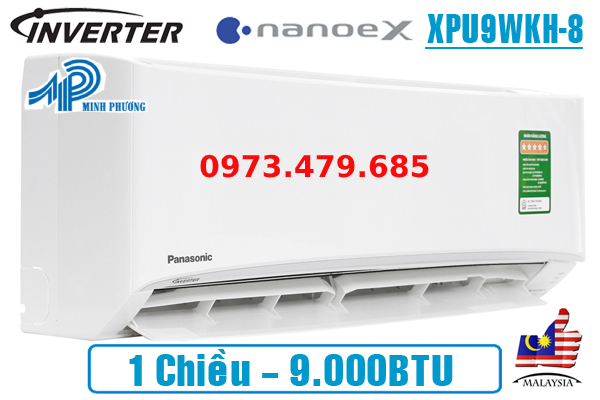 Điều hòa Panasonic 1 chiều inverter 9.000BTU  CU/CS XPU9WKH-8
