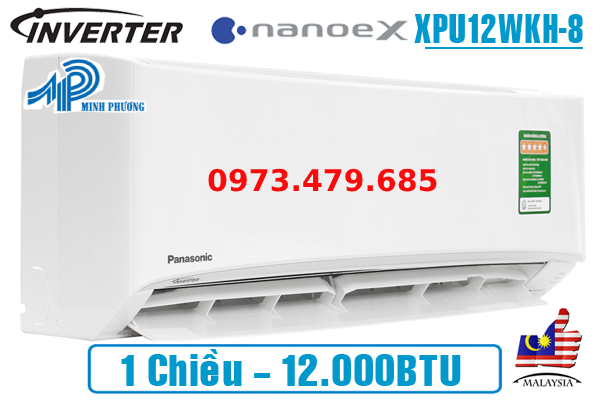Điều hòa Panasonic 1 chiều inverter 12.000BTU CU/CS XPU12WKH-8