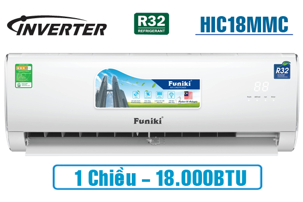  Điều hòa Funiki 18000BTU 1 chiều inverter HIC18MMC