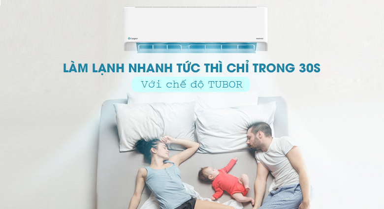 KC-09FC32 mát lạnh tức thì chỉ sau 30s