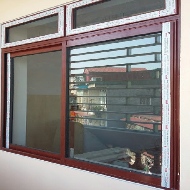 Một công trình cửa nhôm Việt Pháp hệ 2600 làm cửa lùa.