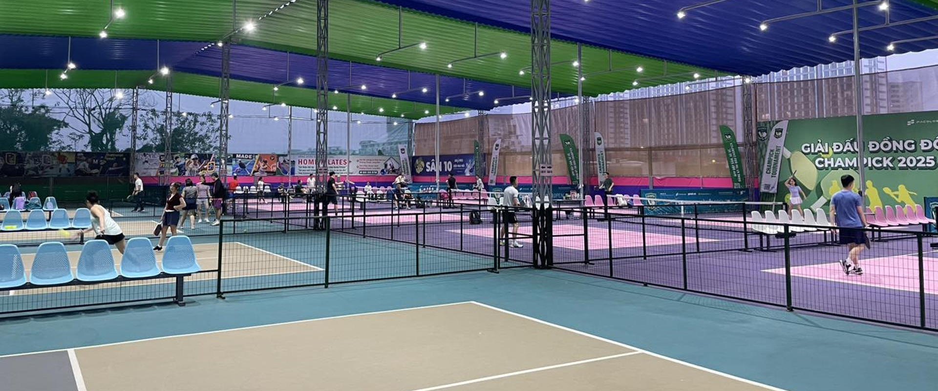 So sánh giá thuê sân Pickleball