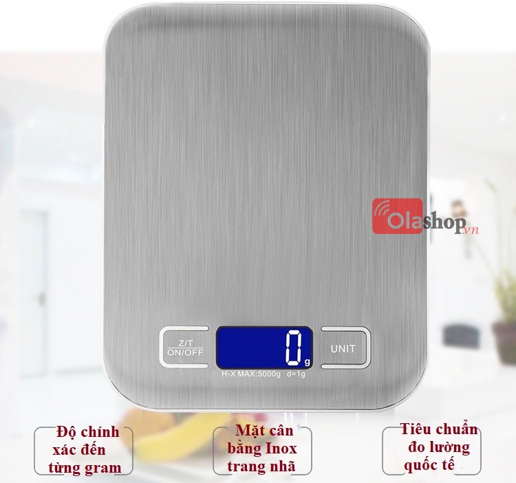 Cân điện tử nhà bếp 5kg/1g