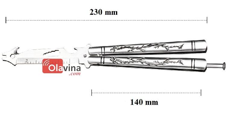 Dao bướm (Balisong) luyện tập đa năng