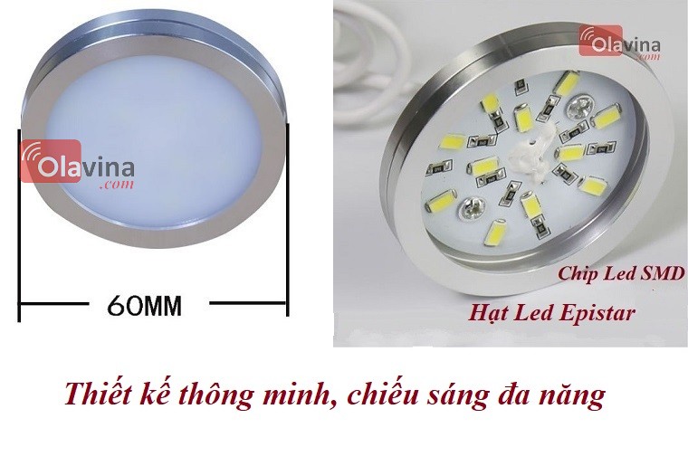 Đèn 11 Led chiếu sáng đa năng cắm cổng USB