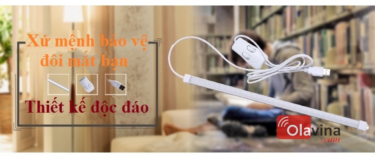 Đèn 60 Led 3 màu ánh sáng cắm cổng USB