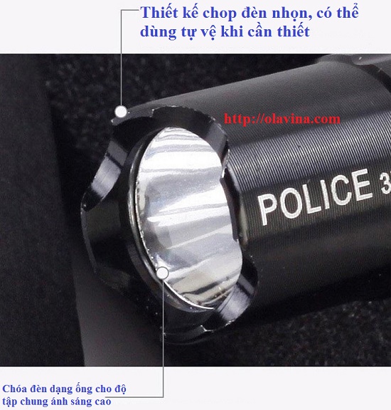 Đèn pin mini Police 3W siêu sáng