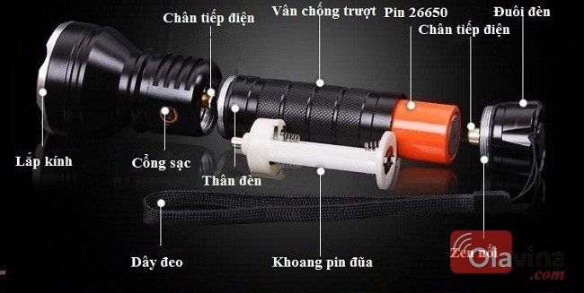 Đèn pin siêu sáng L2-V2