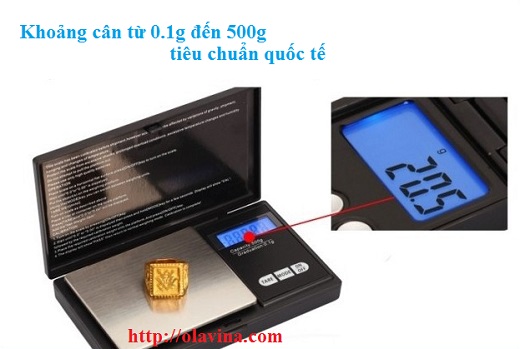 Cân tiểu ly bỏ túi 500g/0.1g