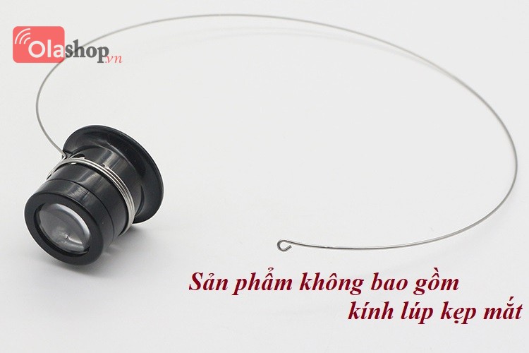 Gọng kính lúp kẹp mắt