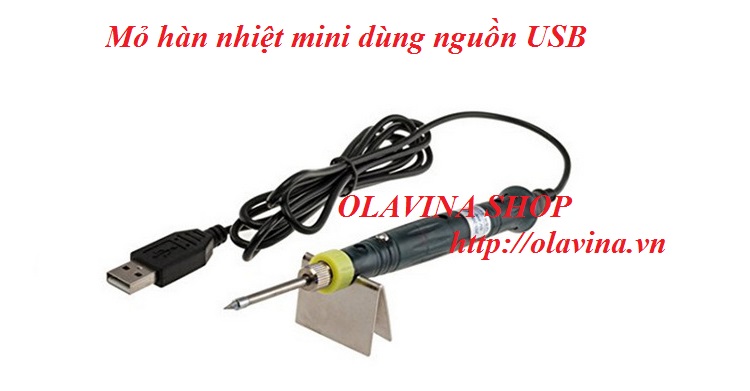 Mỏ hàn nhiệt mini dùng nguồn USB