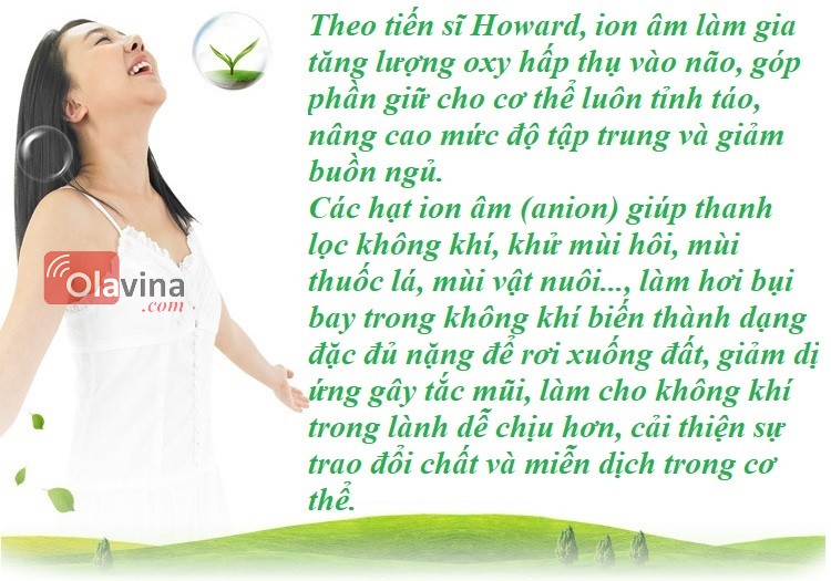 Ion âm và những lợi ích với sức khỏe