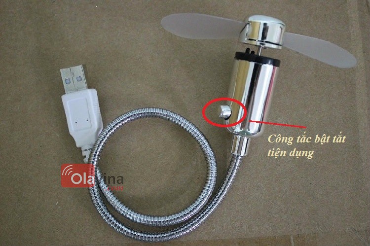 Quạt USB mini có công tắc