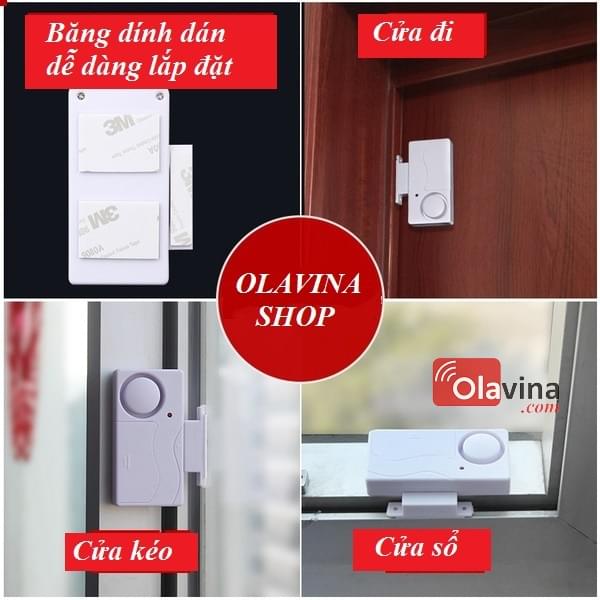 Báo động mở cửa điều khiển từ xa V1